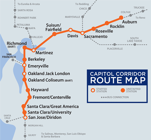 CCJPA Route Map