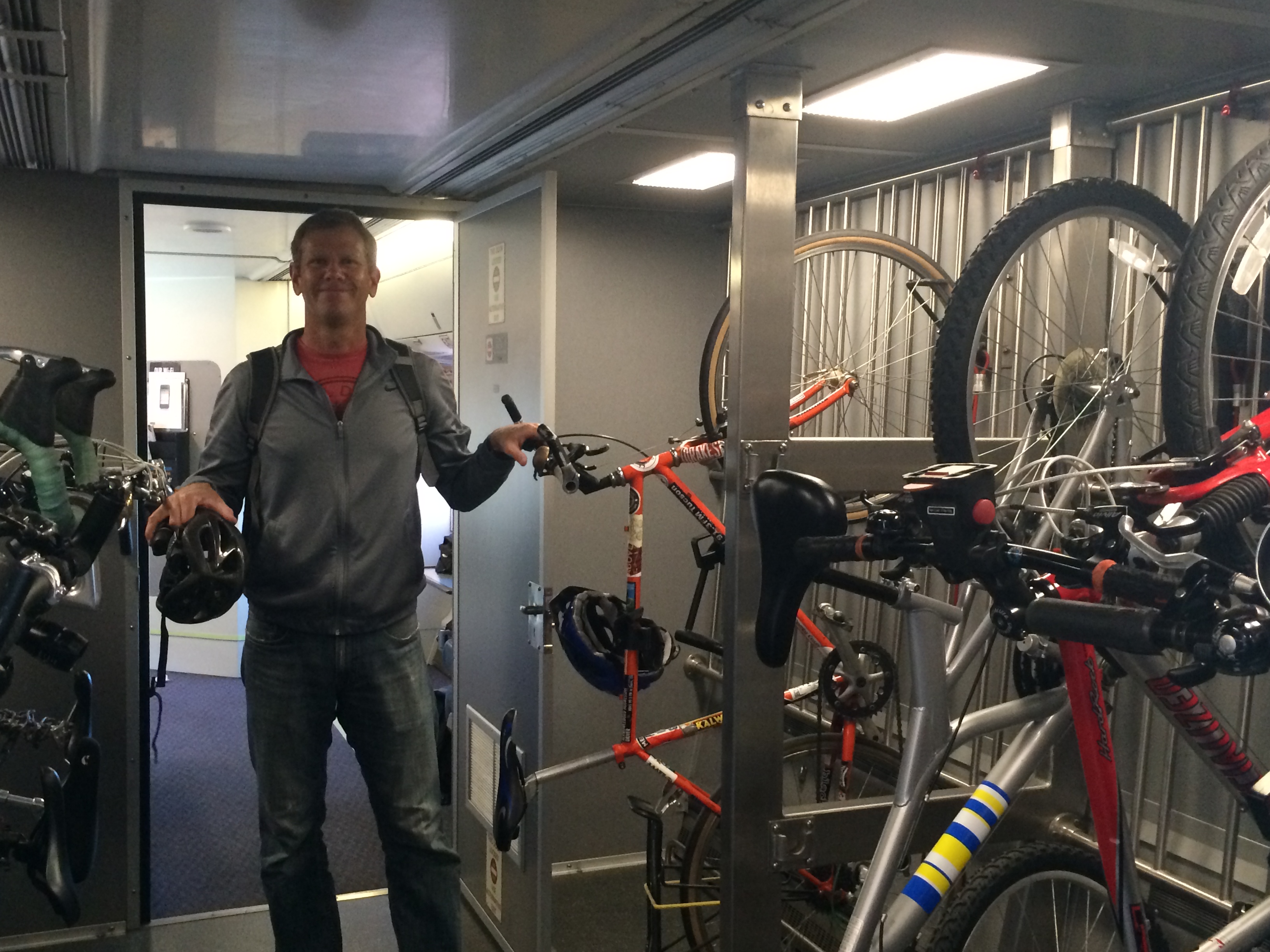 bicycles on go train
