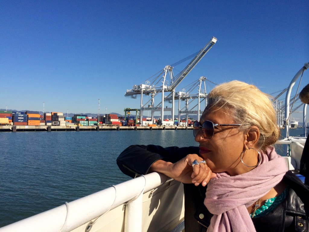 The Potomac makes it way from the Oakland estuary into the San Francisco Bay.