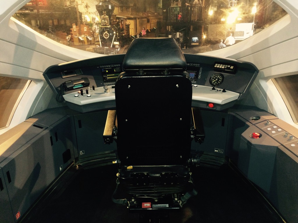 Shinkansen high speed rail cockpit simulator
