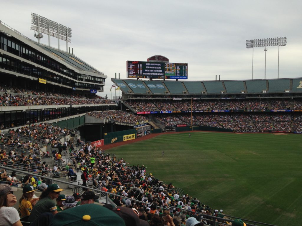 Oakland A's at Oakland Coliseum
