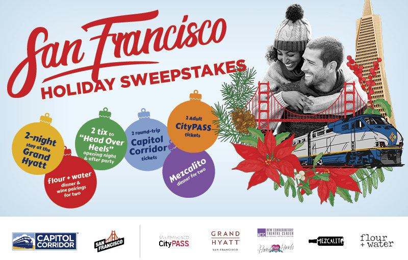 WIN A WEEKEND GETAWAY IN SAN FRANCISCO, DECEMBER 14-15, 2019