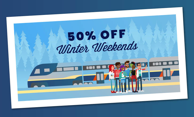 Capitol Corridor Offers 50% Off Winter Weekend Fares