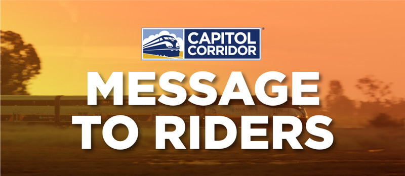 MESSAGE TO RIDERS: OCTOBER 2023