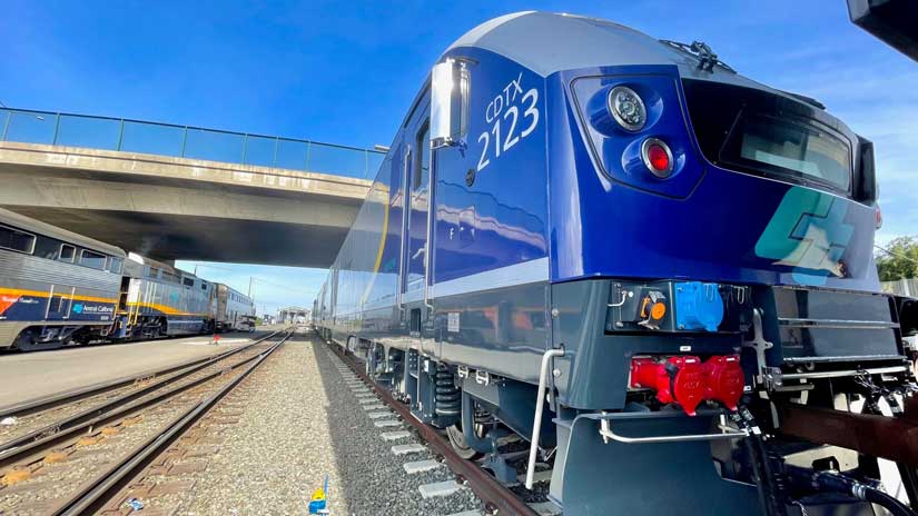 Capitol Corridor Train Locomotive