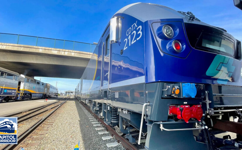 Capitol Corridor locomotive