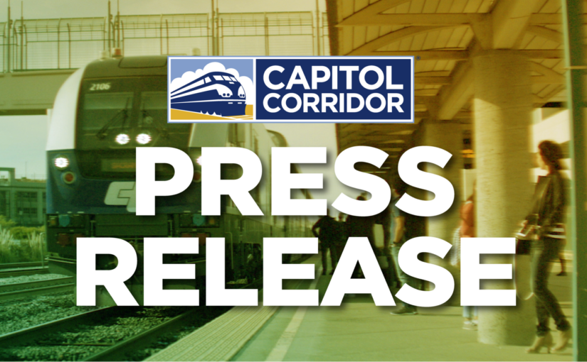 Capitol Corridor Announces Fare Adjustments Effective April 1, 2025