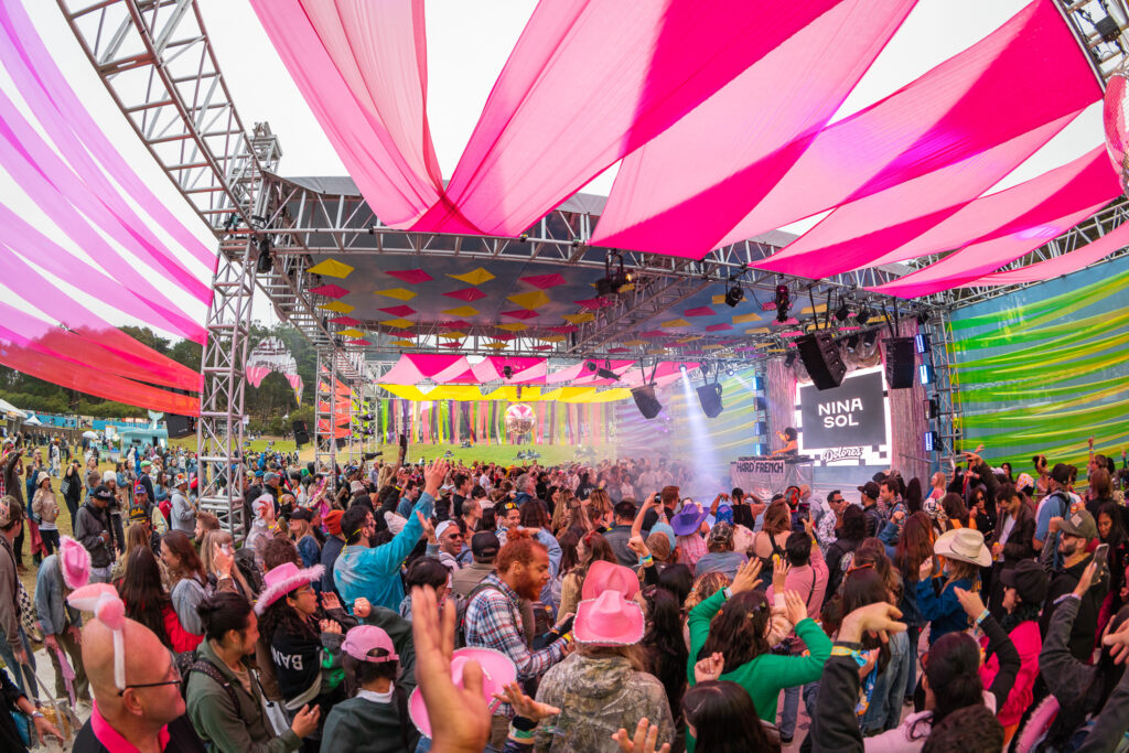 Outside Lands Stage with crowd