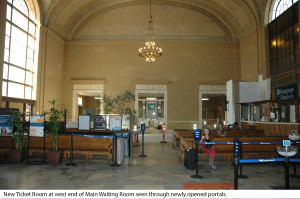 Main Wating Room to Ticket Room