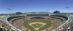 Photo Oakland Coliseum during A's Game