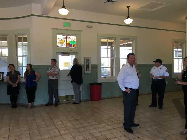 Inside the renovated Suisun City Train Depot